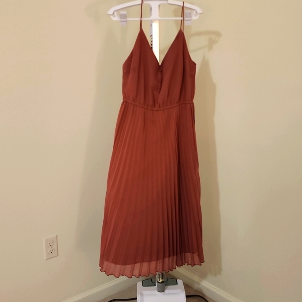 Asos petite blush pink dress